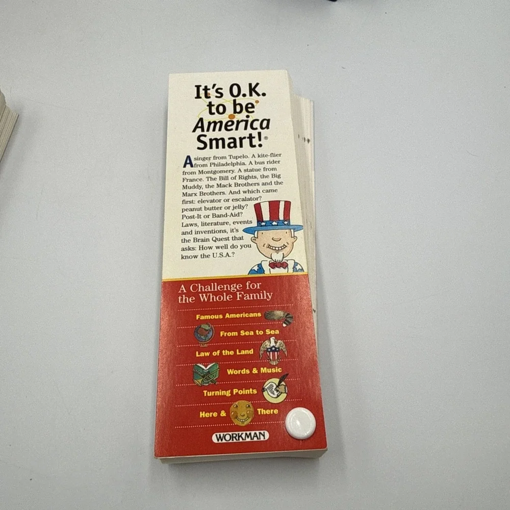 Brain Quest America Its ok To Be America Smart 850 Questions Answers Ages 9 Up